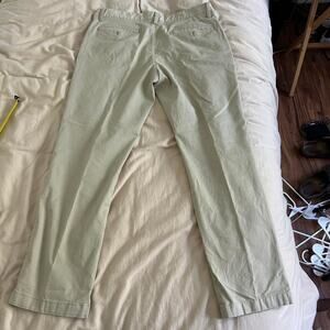 Light khaki slim straight chino